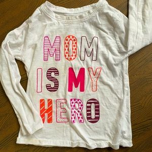 🌸3/$10🌸 mom is my hero long sleeve T shirt